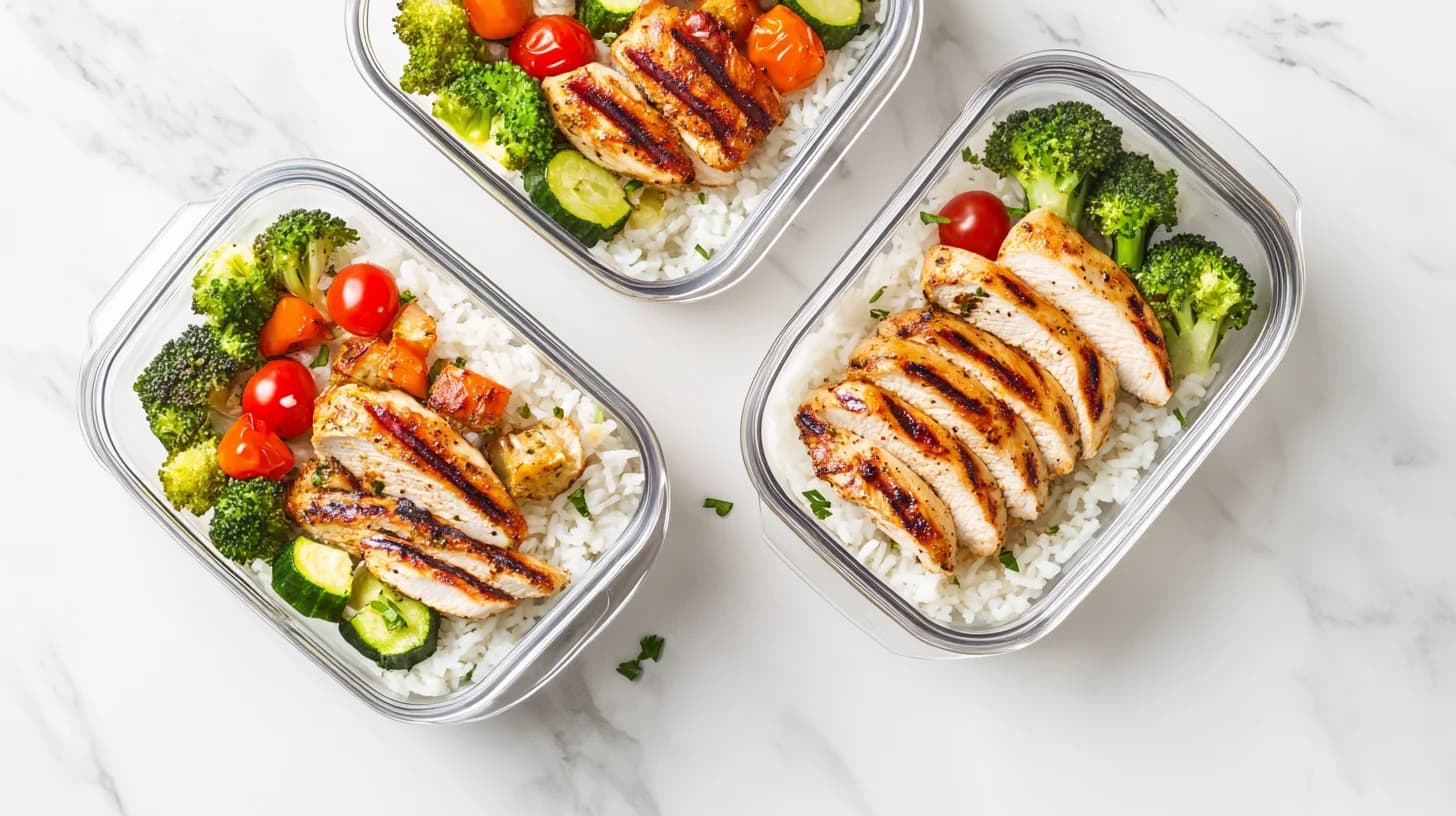 Terveellinen ateria proteiininlähteillä lihaskasvua varten